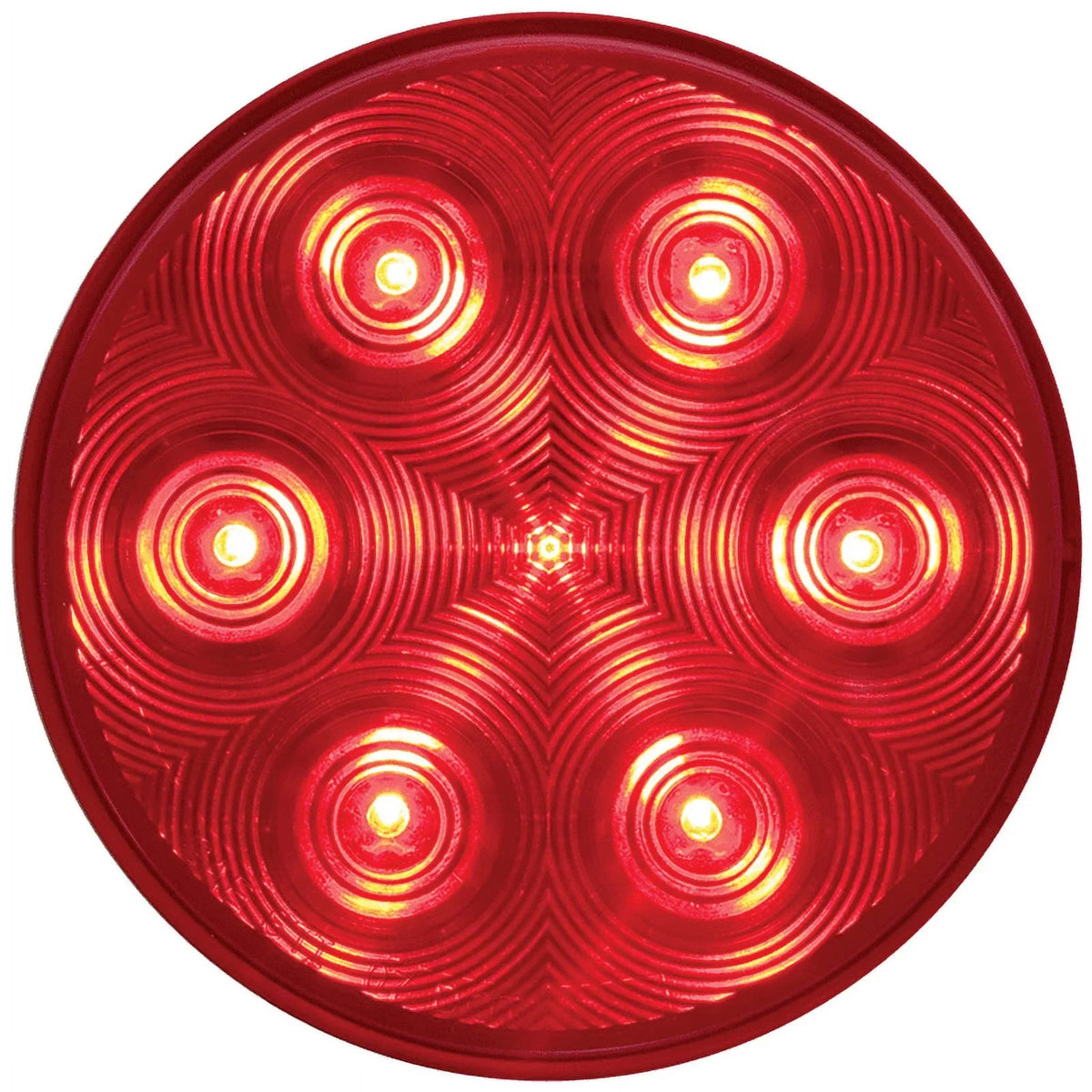 Optronics With Light Round Diode 4" Tail 7 STL13RMB WeatherTight Turn Stop Red 3 LED Pin