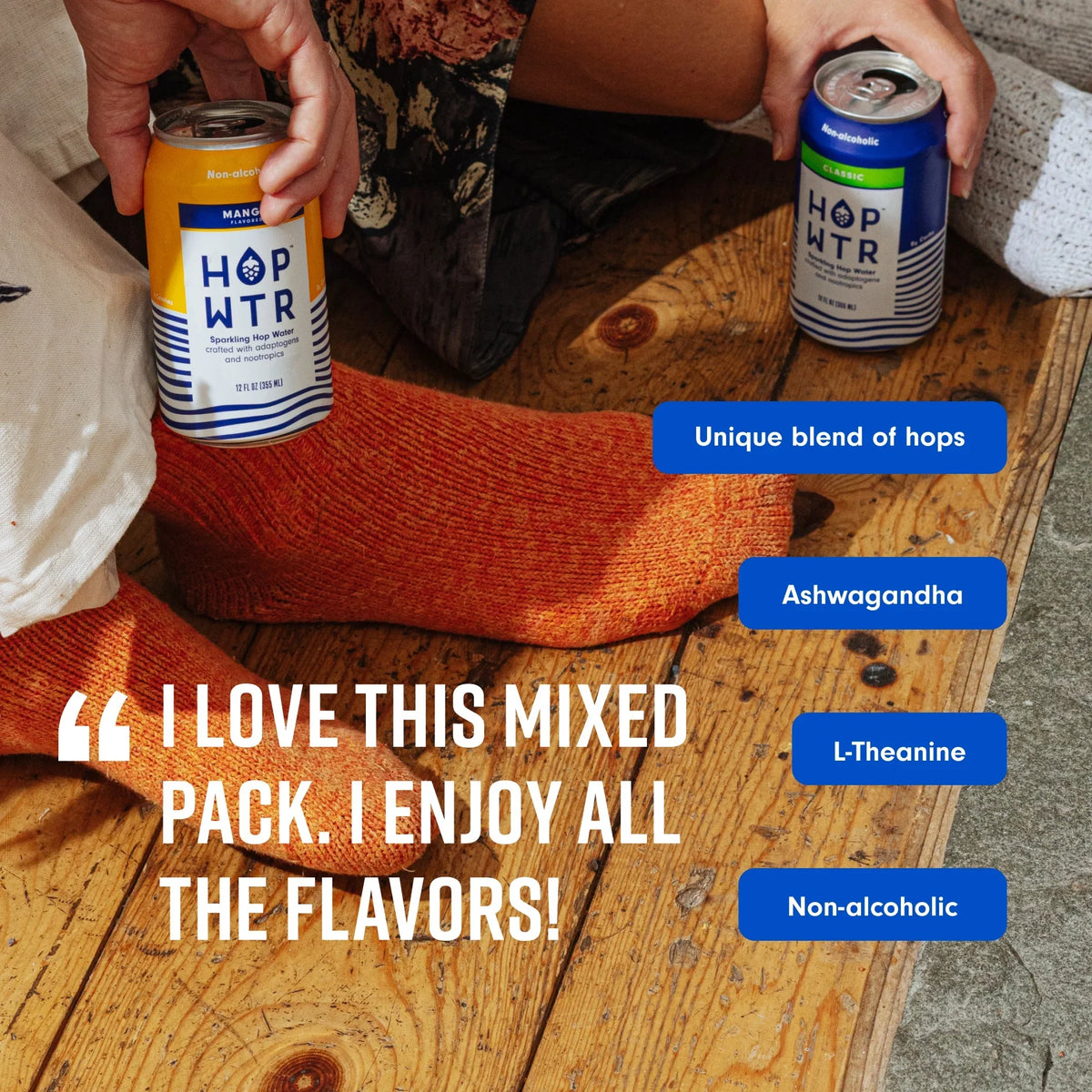 WTR VARIETY 2 PK, Pack of 12 FLAVR WTR HOP 4