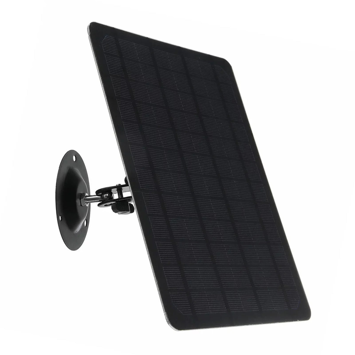 USB 10W Monocrystal Charging for Rotation, Panel Solar Shinysix Camera 6V Plate, Wall 360-degree Waterproof, Silicon USB Mounted