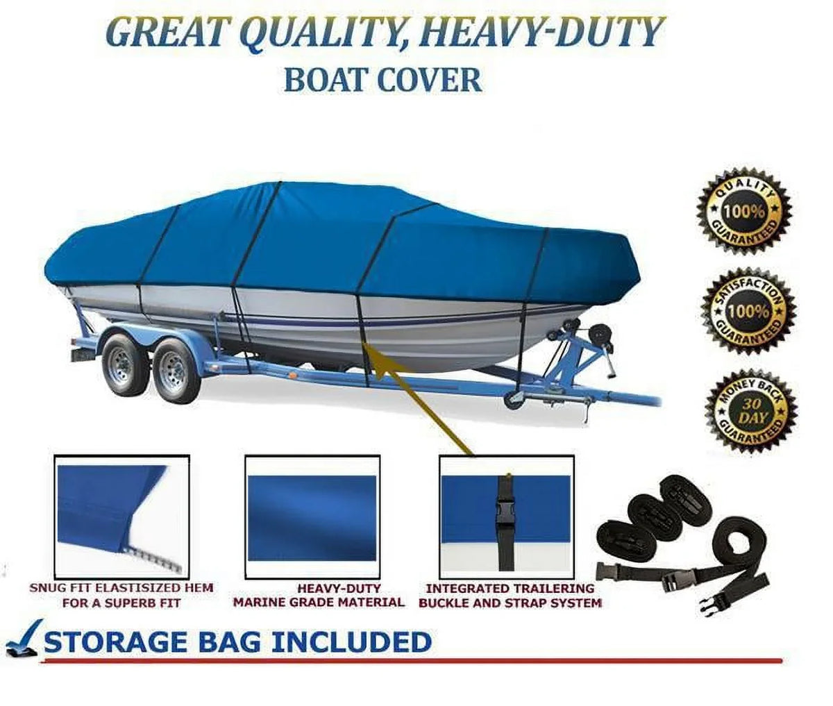 Compatible 1504 GREAT COVER COBRA BOAT QUALITY ALL for YEARS BLUE,