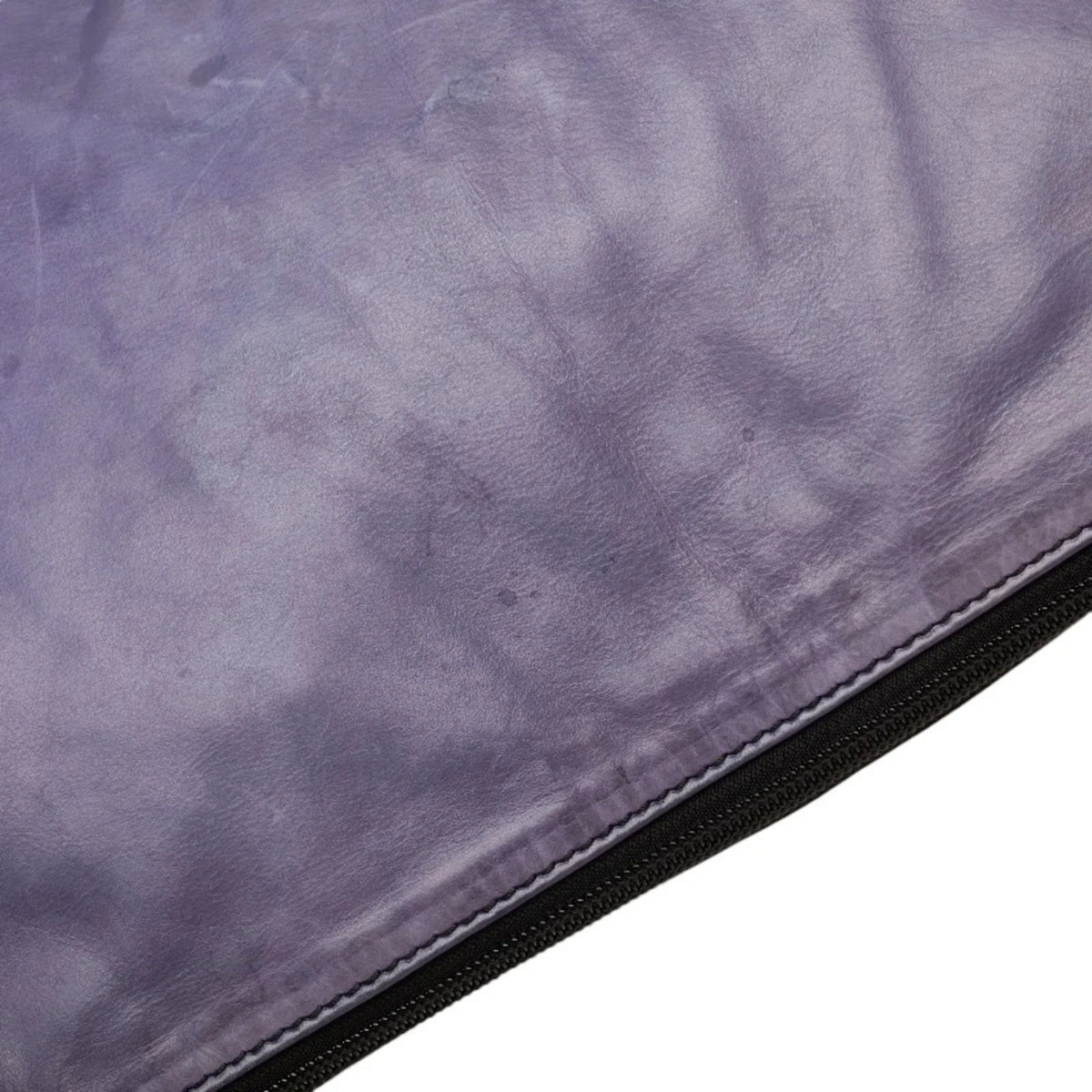Pre-Owned Leather Purple Berluti Clutch Men's Second (Good) Gray Bag