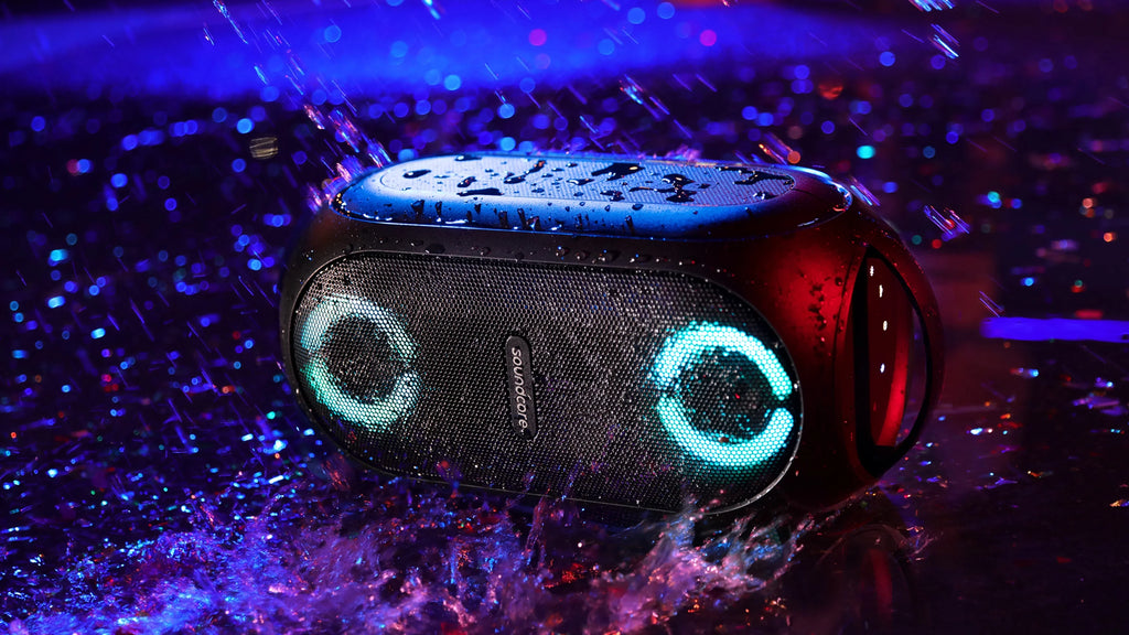| | Rave by Anker- PartyCast | Playtime Soundcore A3390Z12 18-Hour | IPX7 Black Portable Waterproof | 80W Speaker