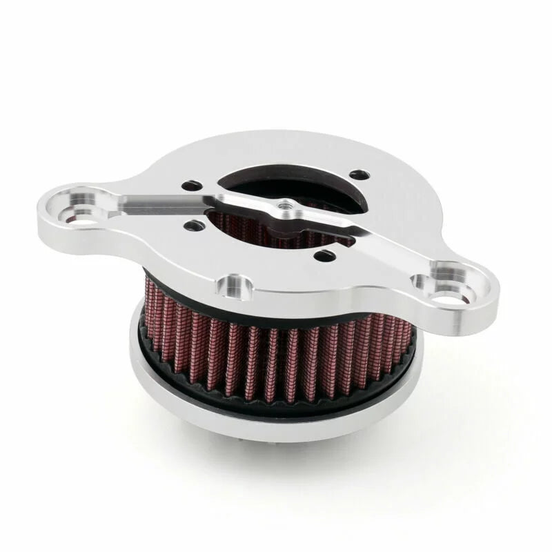 1988-2015 Kit Harley-Davidson Filter in XL1200 Intake XL883 for Cleaner System Air Sportster Silver