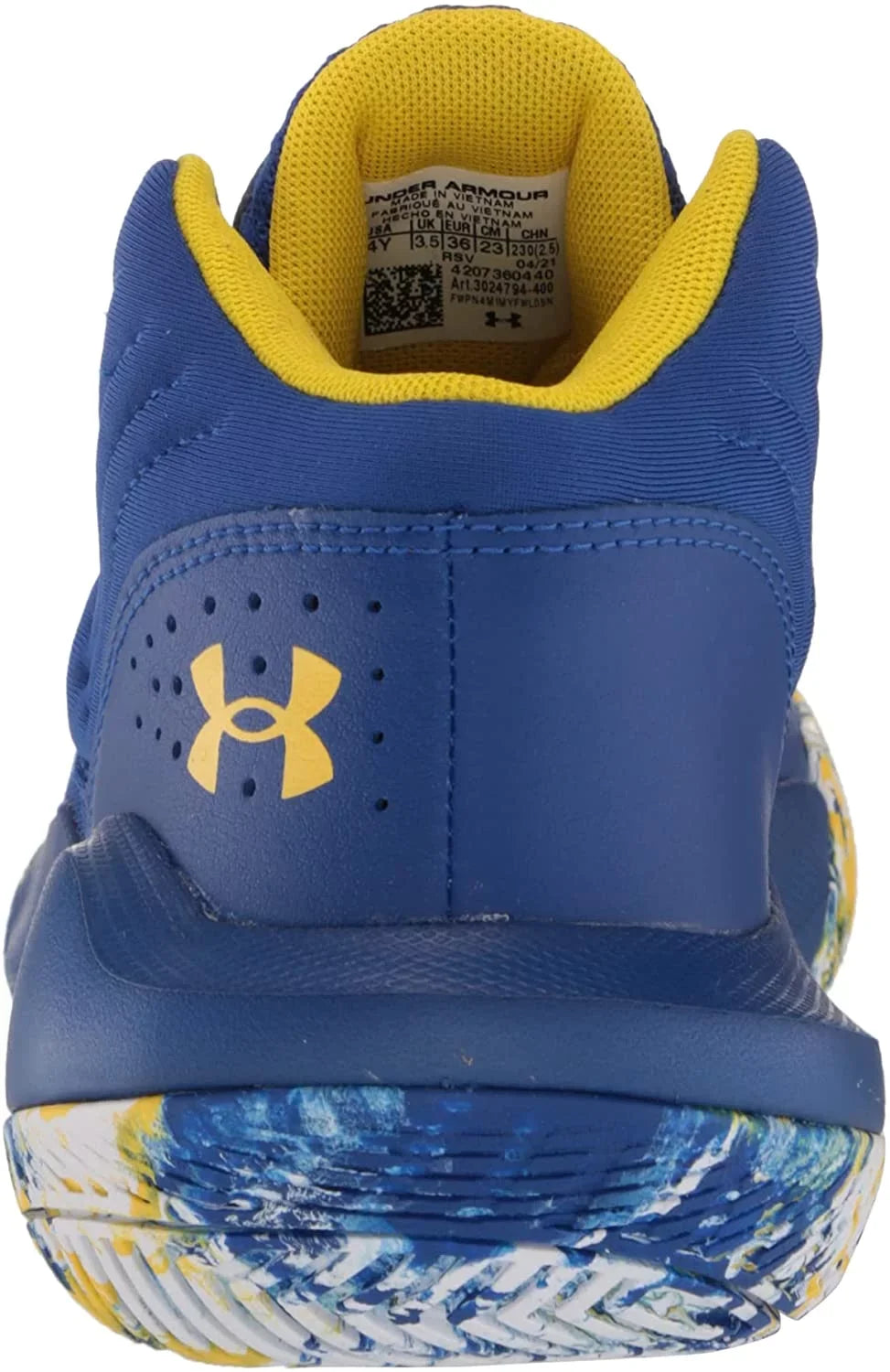 Grade Armour 8-12 Royal Shoe School Big Under Years 5 Unisex-Child 400/White Kid 21 Kid Basketball Big Jet