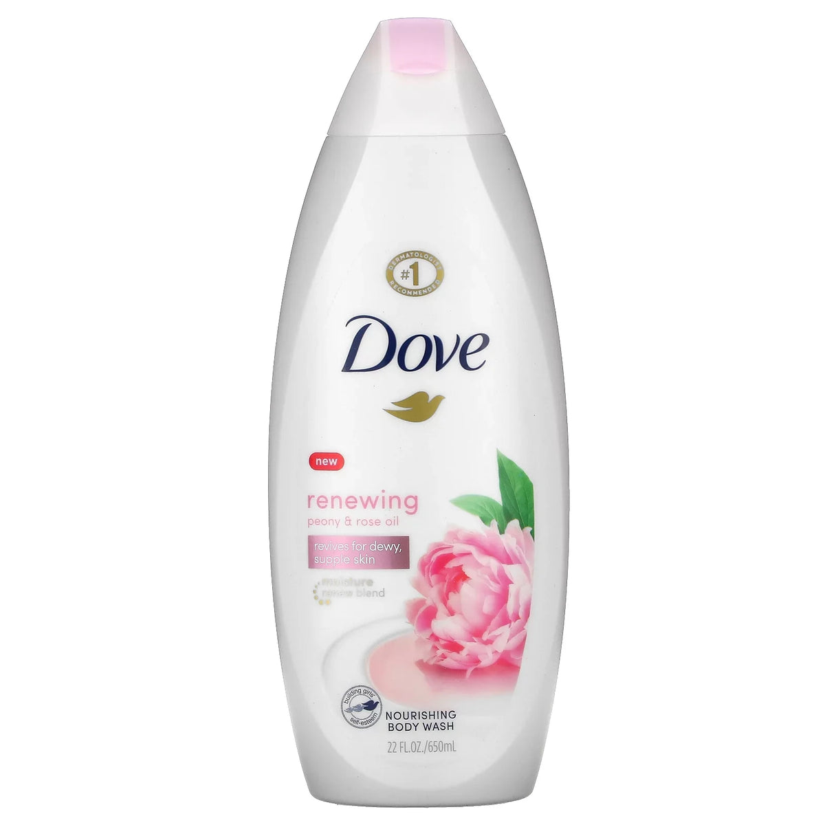 Pampering 22 oz, Body Sweet Wash, Pack Dove and Cream Purely Peony, 2