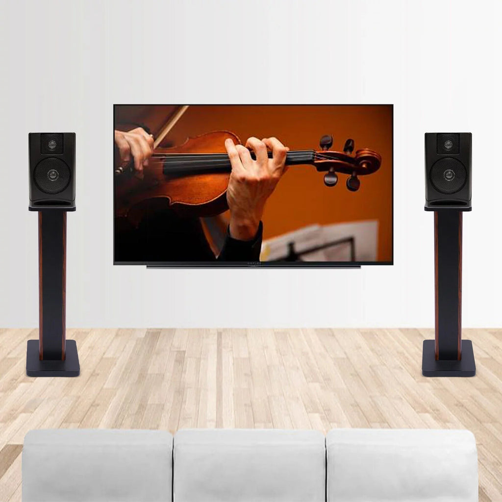 Speaker 2x28" Multimedia Monitor Theater Home Speaker Stand Studio Holder Stands