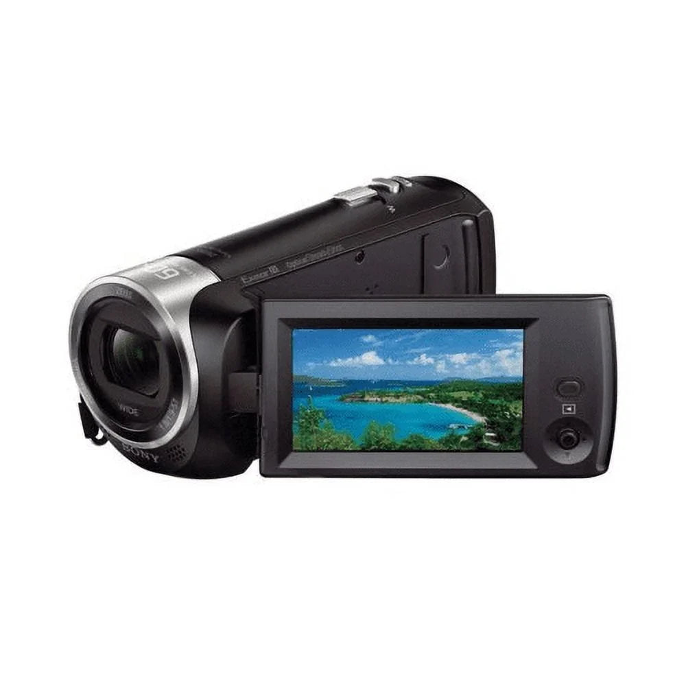 Sony Card and with Bundle 32GB Handycam CX405 1080p Accessory SD Camcorder