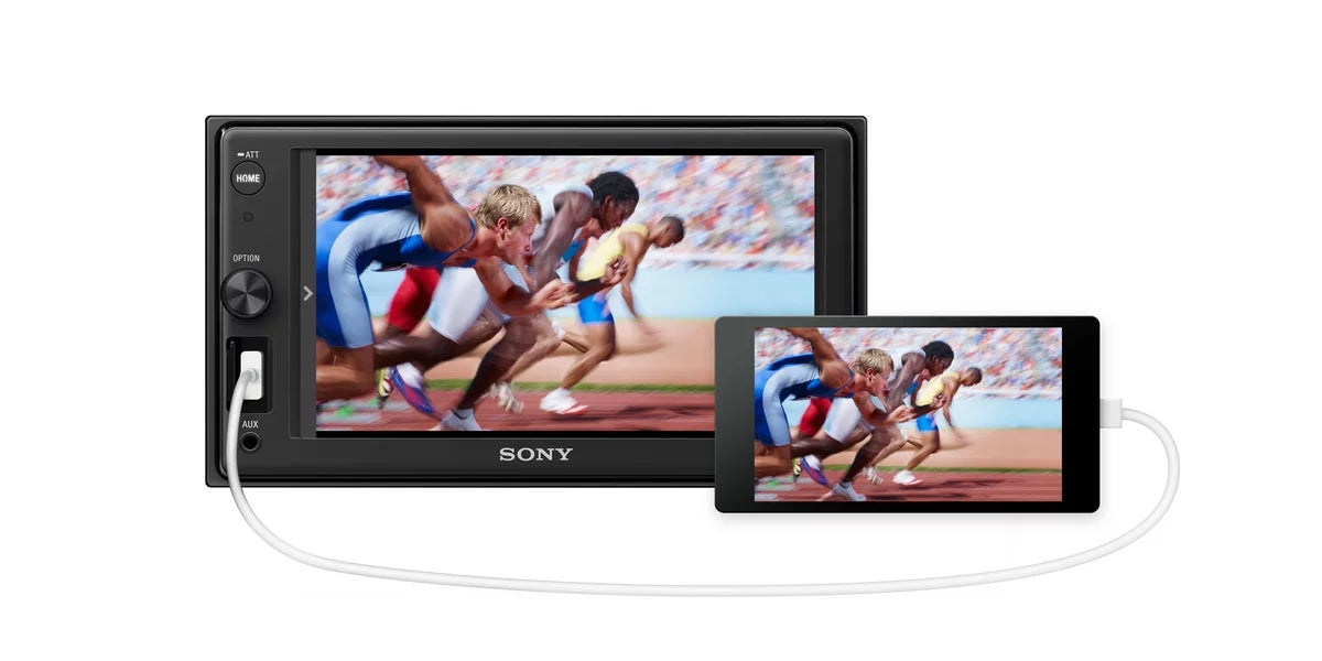 Watts receiver Touch Digital Sony 6.2" Screen Display 55 - - 4 - XAV-1500 NEW x