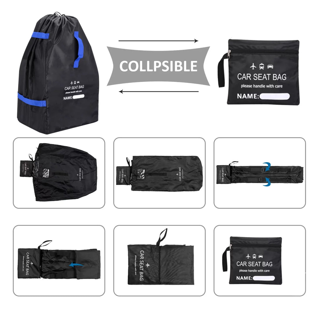 Travel Travel with Gate Straps Air Bag Airplane Backpack Carseat Shoulder bag Storage Universal Carseat Bag Infant Check for Seat Large for Car Durable
