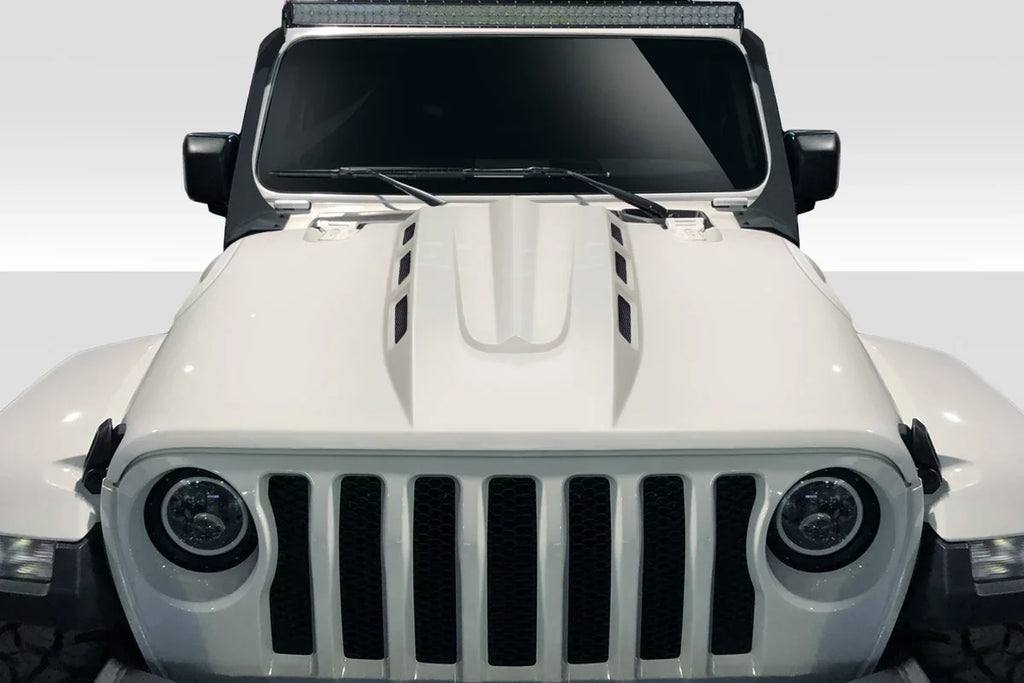 Gladiator 2019-2023 Hood Wrangler - Duraflex JT Piece Jeep 1 Energy JL