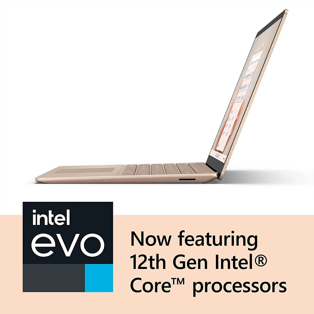 & 13.5" Storage 512GB with 11, Long Processor Fast 8GB Thin Sandstone Multi-Tasking, for Intel Microsoft 5 Laptop Lightweight, Life, Surface Screen, (2022), i5 Touch Windows Battery