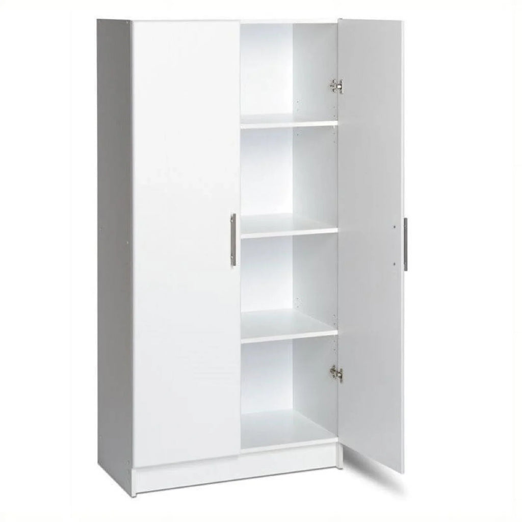 32" Composite Hill Transitional in White Cabinet Storage Bowery Wood