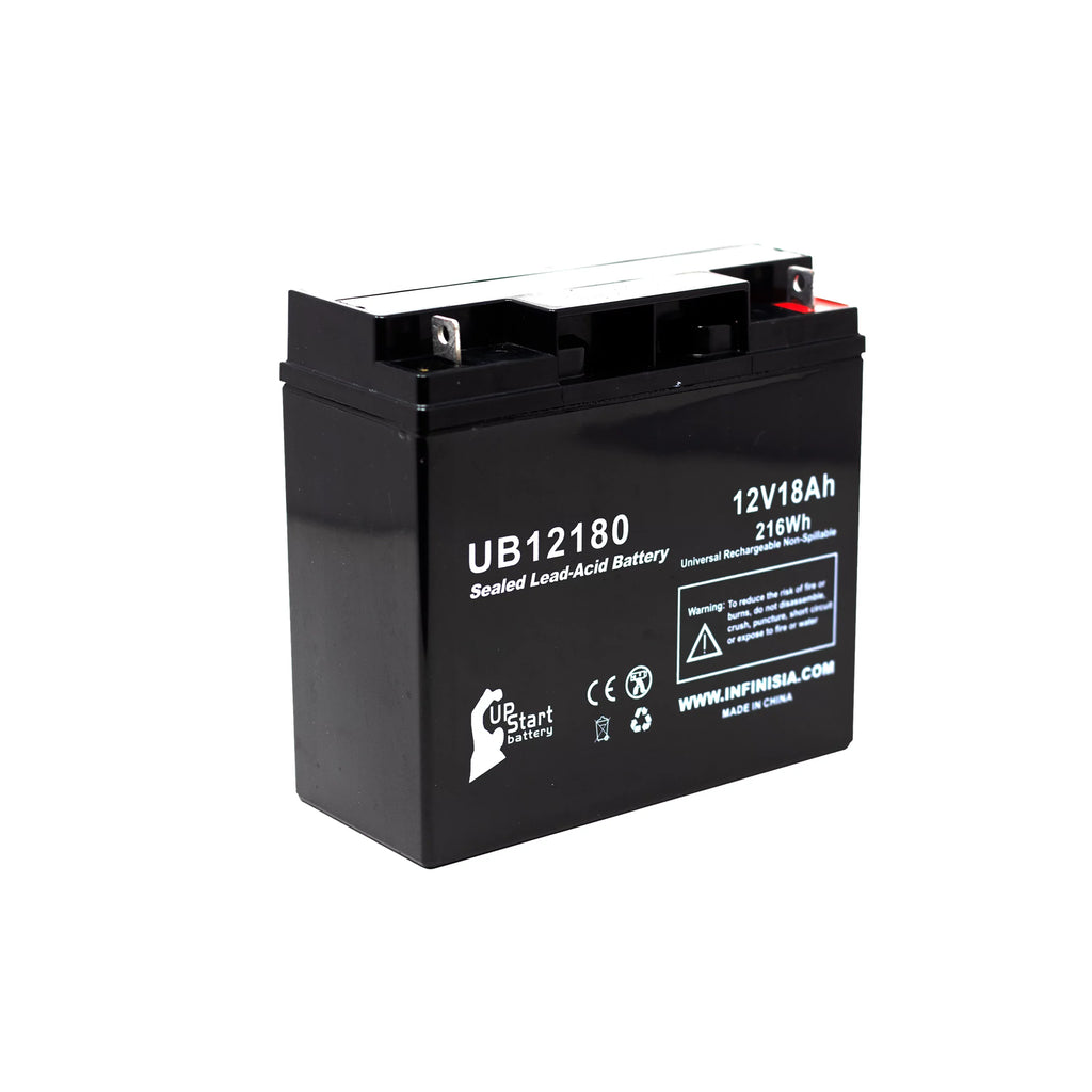Lead T4 18Ah, 18000mAh, SLA) Sealed BATTERIES UB12180 Universal Terminal, (12V, Battery Compatible Acid Replacement CFMP12V18 PICHER Battery AGM, EAGLE -