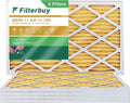 Air Filterbuy 11 AC (5-Pack) MERV 16x24x1 Furnace Pleated Filters HVAC