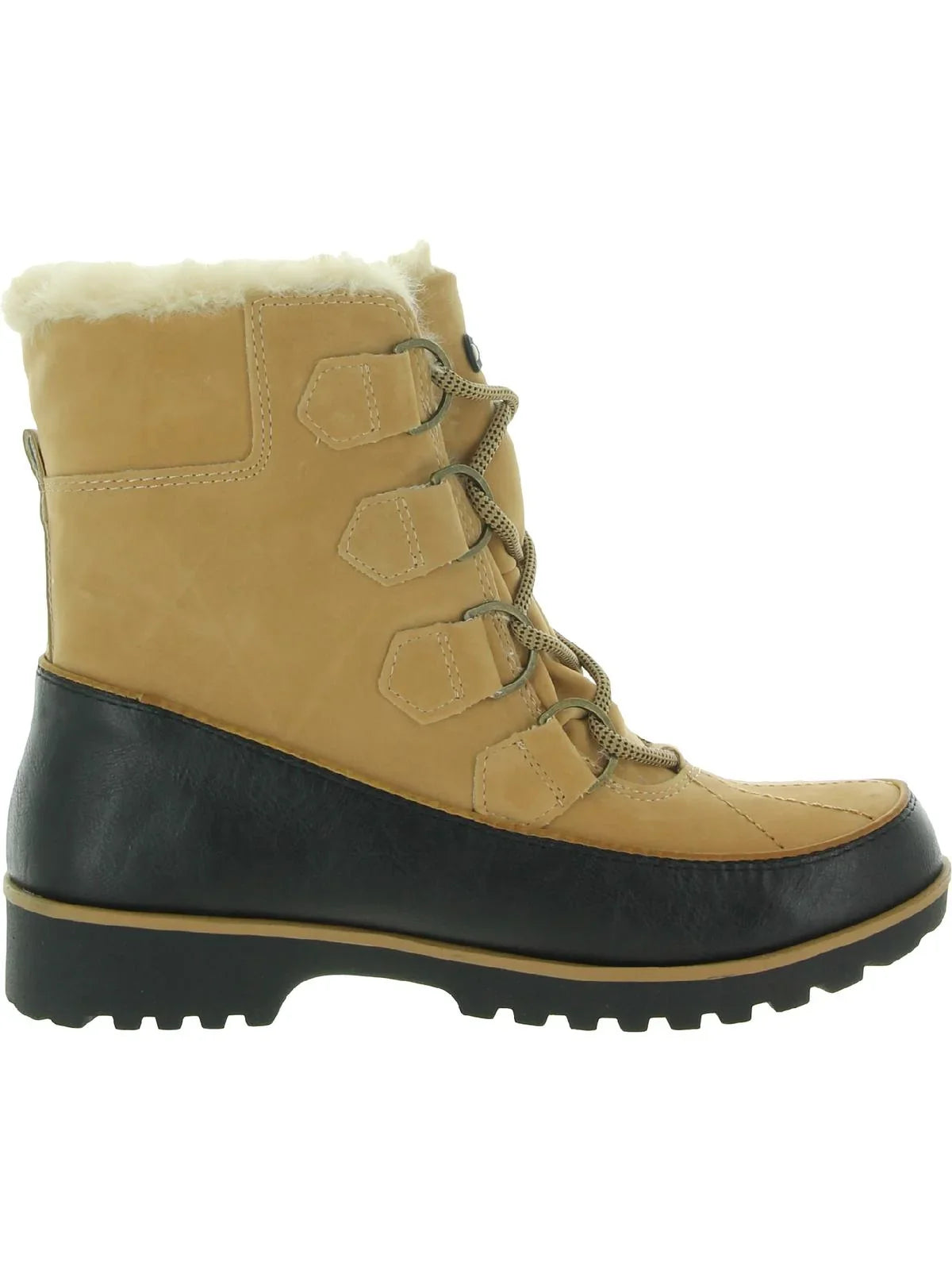 Jambu JBU Tan Maldive Snow Womens (B,M) & Medium Boots Leather Faux Winter by 8