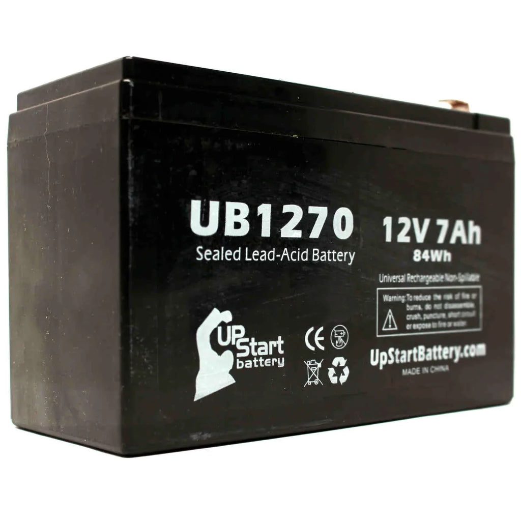 AGM, - 7000mAh, Battery Compatible - (12V, 2000 F1 Adapters F2 F1 to Lead Includes Acid UB1270 Pack Universal - 2x Replacement Sealed SURT2000XLI Battery SMART-UPS 4 Terminal, APC 7Ah, SLA) Terminal