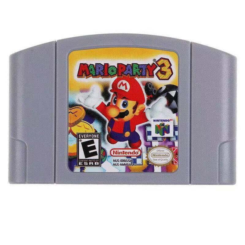 Mario 64 For Video N64 Nintendo Console Card Party Cartridge Super Game