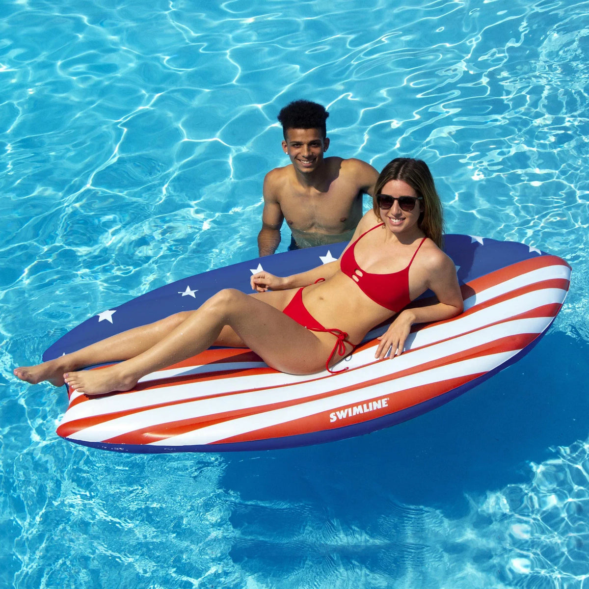 Americana Pool Mattress Surfer Swimline Inflatable