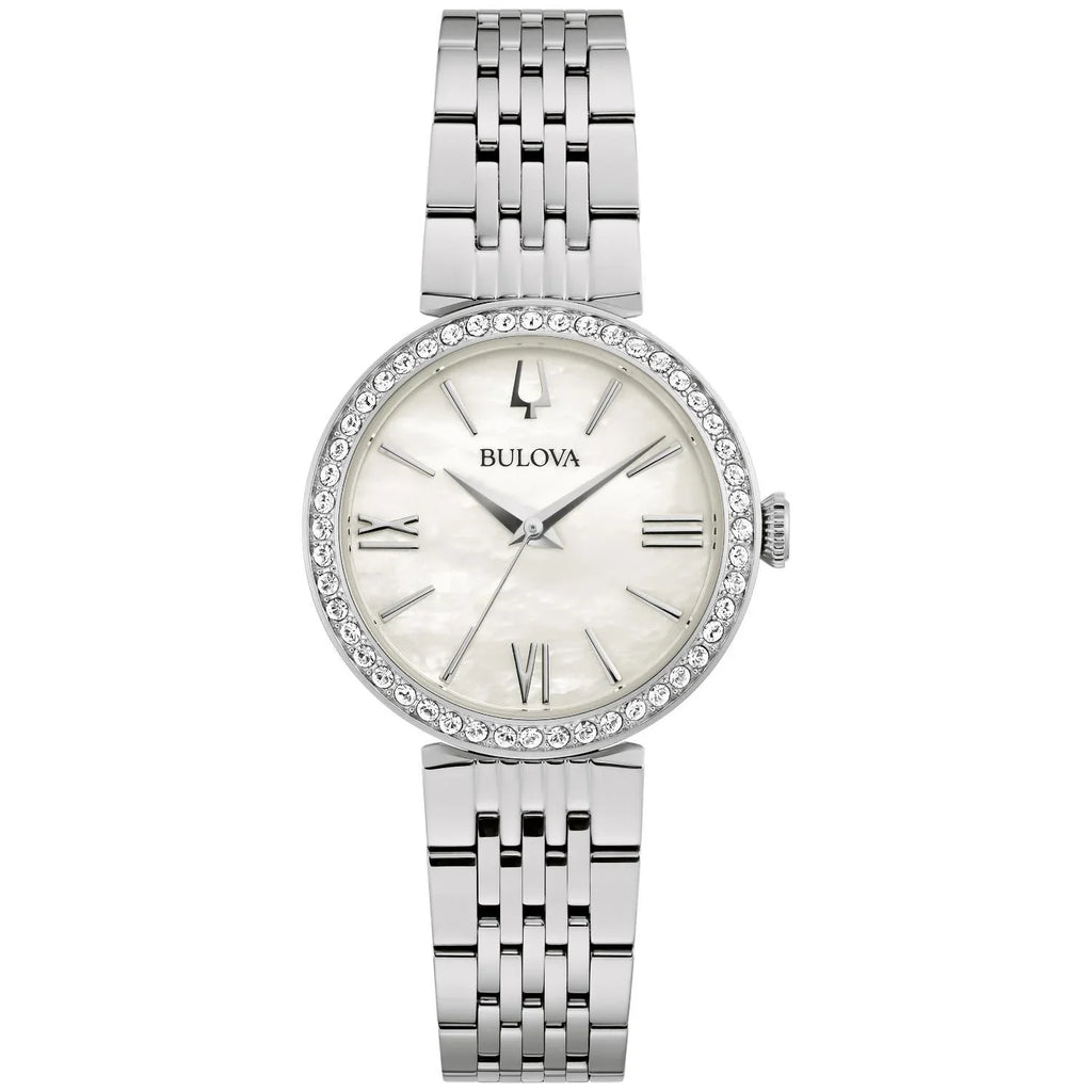 Steel Accent - Watch 96L284 Women's Crystal Stainless Bulova