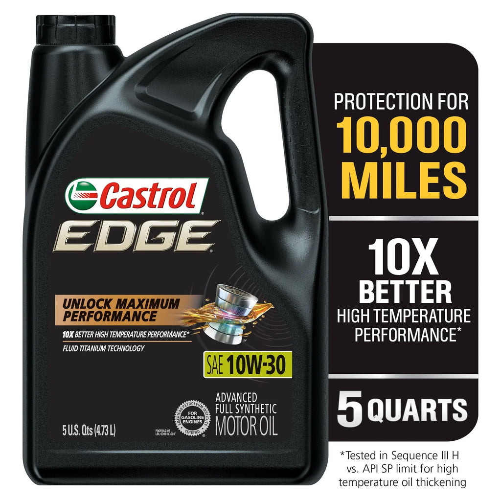 Motor Edge Advanced Castrol Quarts 5 Synthetic Oil, 10W-30 Full