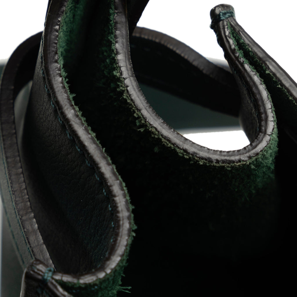 Bag Green (Good) DrawstringBag Pre-Owned Bucket Unisex Calf Bag Big Leather Authenticated Celine Bucket
