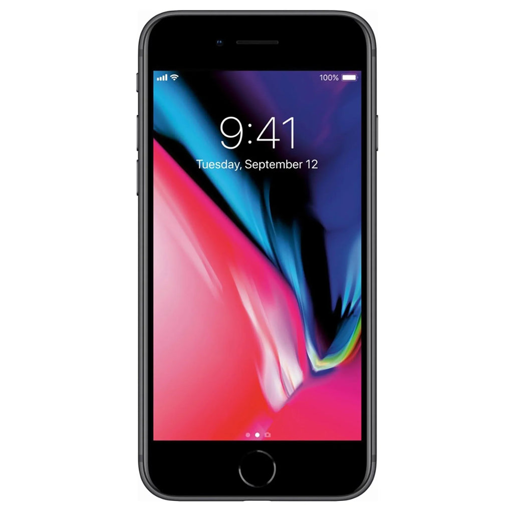 '- (Refurbished) Space 12MP Gray 8 Camera Restored Unlocked Apple GSM w/ 64GB iPhone Phone