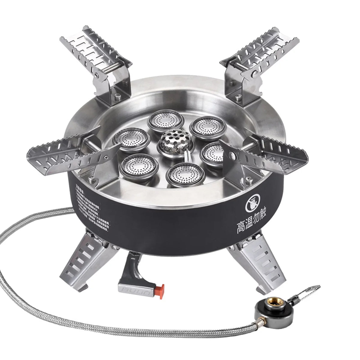 18000W Ignition Fishing High Windproof Hiking Stove, ammoon Backpacking Gas Traveling Piezo Stove, Stove, Camping
