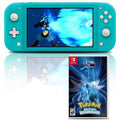 Brilliant Console Diamond Turquoise Nintendo with Pokemon Switch Lite Bundle