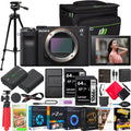 Frame Body Black Gear Bundle a7C ILCE7C/B Case with Full Camera Mirrorless Sony Deco Photography