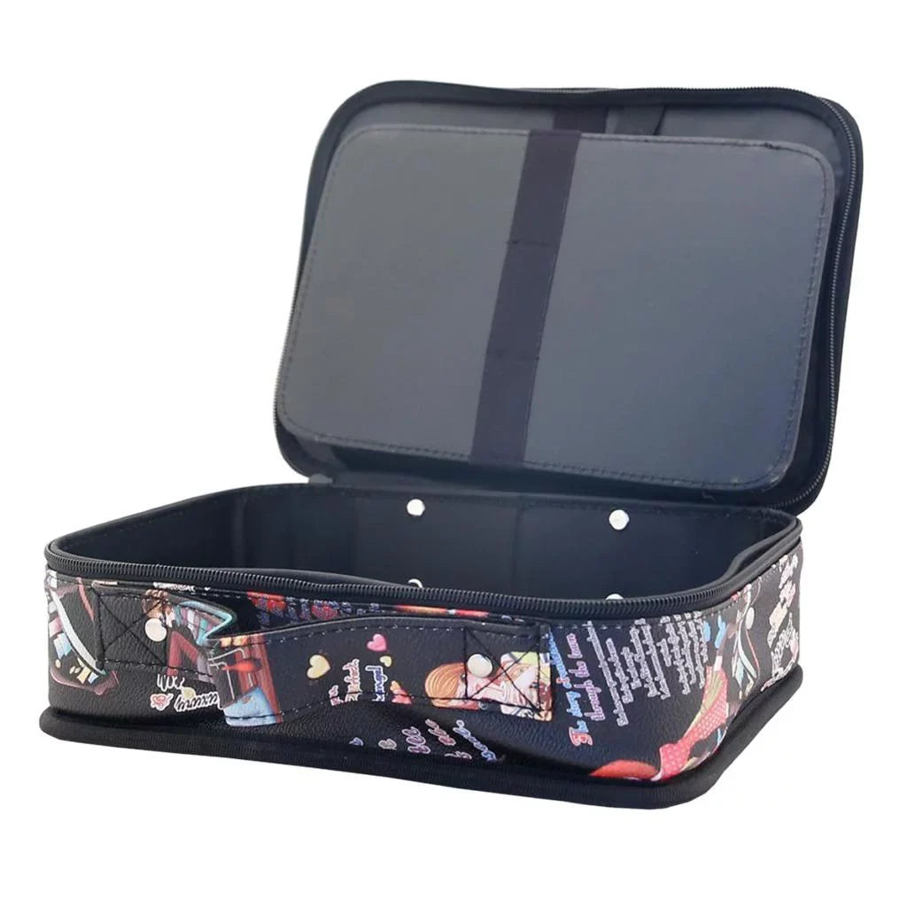 Hairdressing Beauty Cosmetics Storage Hairdresser Bag Multi-functional Carrying Professional Organizer Holder Mobile Case, Tools Hair Large