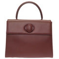 Pre-Owned must red bordeaux (Good) line Cartier leather handbag
