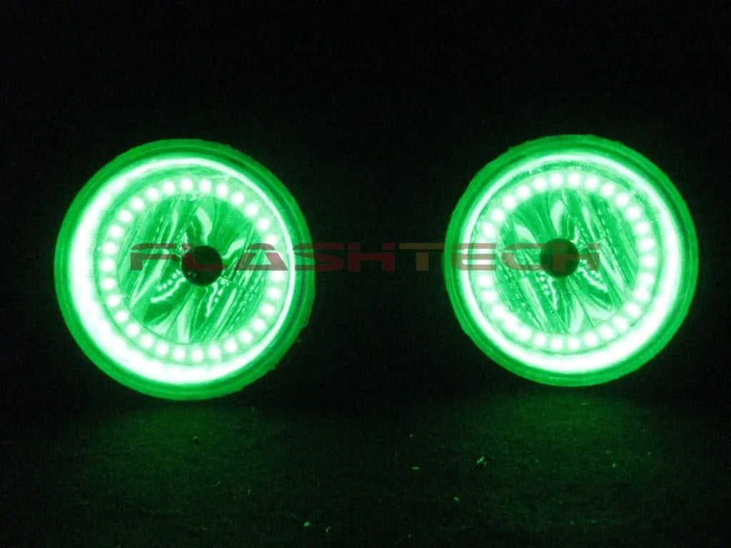 Halo V.3 Remote Fog Multi Kit Fusion Color LED Dodge 07-12 with RGB Change Color for Caliber Light Wifi Flashtech Ring