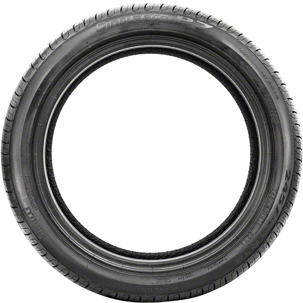 Nissan SR 89Y Sentra Turbo, Nissan Sentra 2017-19 2013-16 SR Pirelli 4 Tires Set 205/50R17 of P7 Fits: CINTURATO