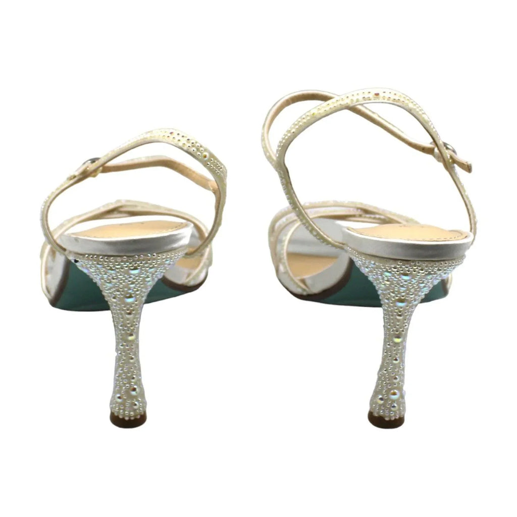 Betsey Johnson Dress Sandals(Size Piprr 9 US) Rhinestone Women's