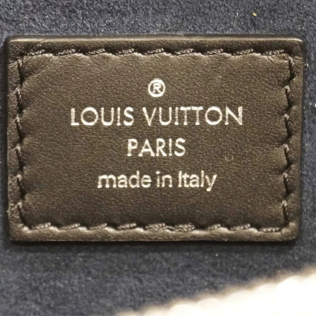 Louis Black Vuitton Initials Authenticated Belt Bag Epi Pre-Owned Leather Unisex (Good)