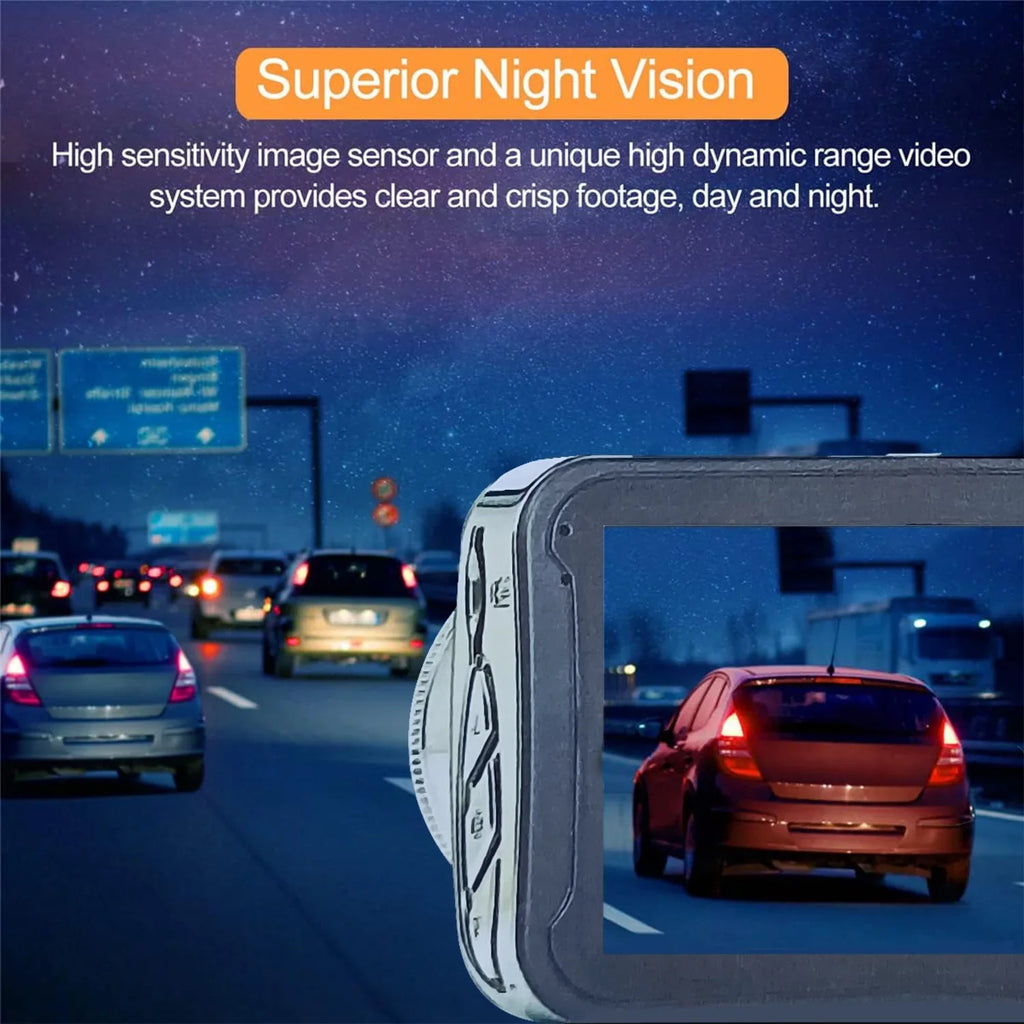 and Band Perfect with License Tachograph Full Mini for Cameras - birvsw Car G-sensor Driver's Car - Angle Recording for 170° Rear Front 1080P Wide Car Dashcam Monitor Loop HD Reliable and Car Drivers