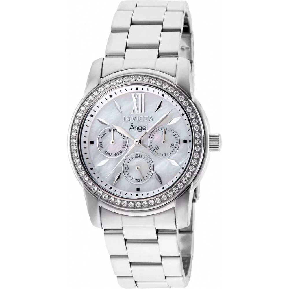 Angel Pearl of Crystal Ladies Invicta Mother 28686 Watch Dial White