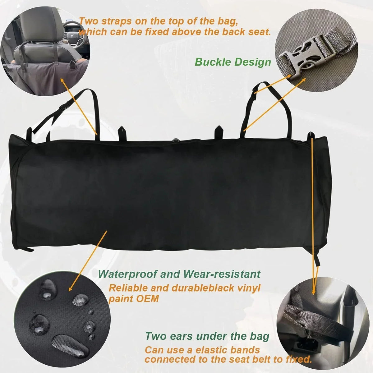 Bronco Ford 4Door Storage Accessories Top For Panel Bag Soft Organizer Window
