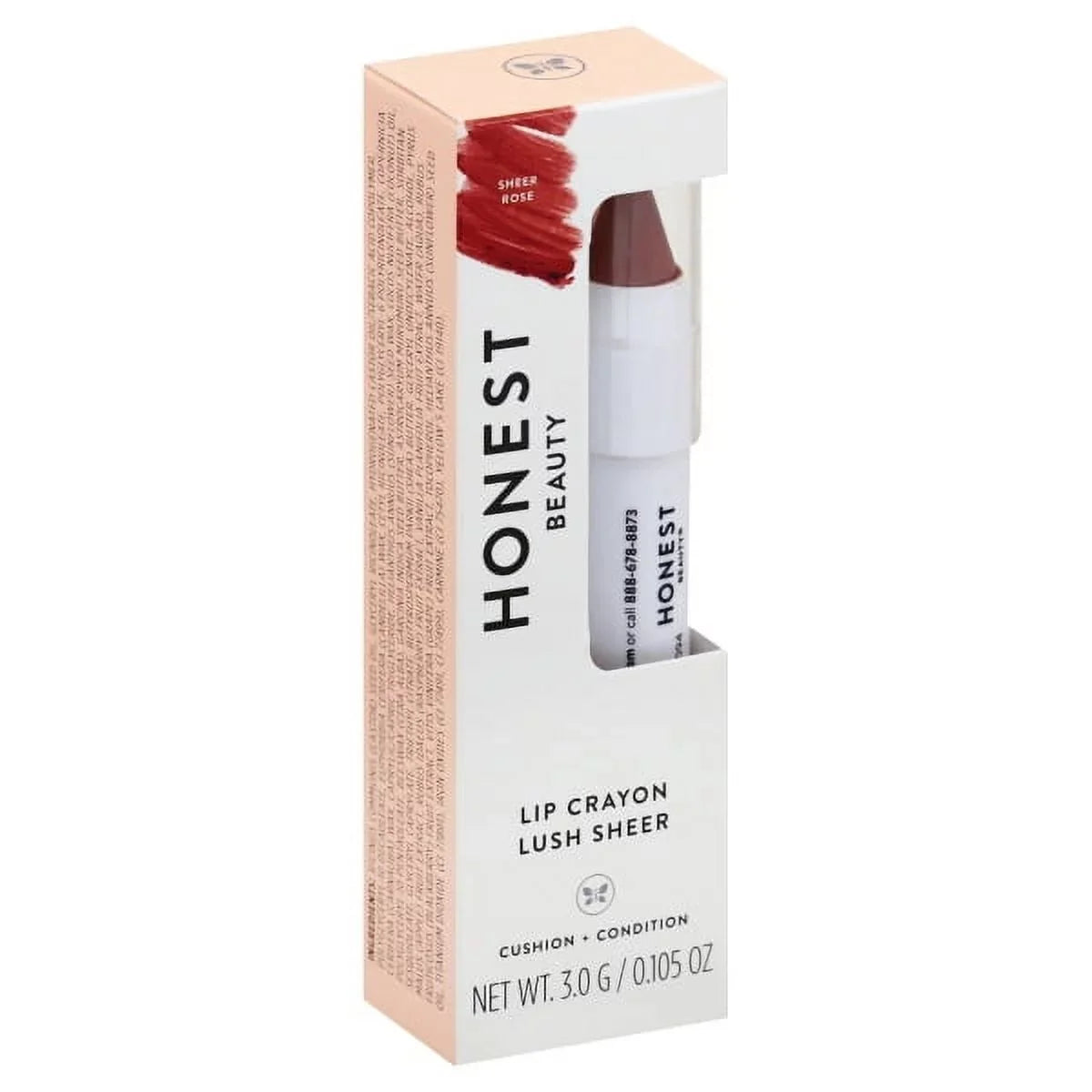 Crayon-Lush Lip Beauty Sheer Honest Rose Sheer,