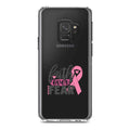Back Fear Galaxy - Pink Ribbon TPU - Screen) for Case Protector Acrylic Cancer Clear (5.8" Tempered Over Shockproof Glass S9 - Screen Faith Hybrid Bumper Samsung DistinctInk