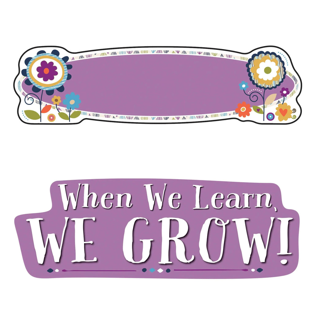 Carson-Dellosa K-5 Mini Grades Learn, We Bulletin We Multicolor, When Grow! Board You-Nique Set,