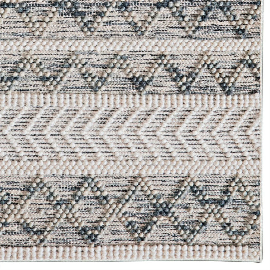 Area in 7' Polyester Rug Cream x Marion 5' Macomb Linon