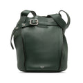 Bag Green (Good) DrawstringBag Pre-Owned Bucket Unisex Calf Bag Big Leather Authenticated Celine Bucket