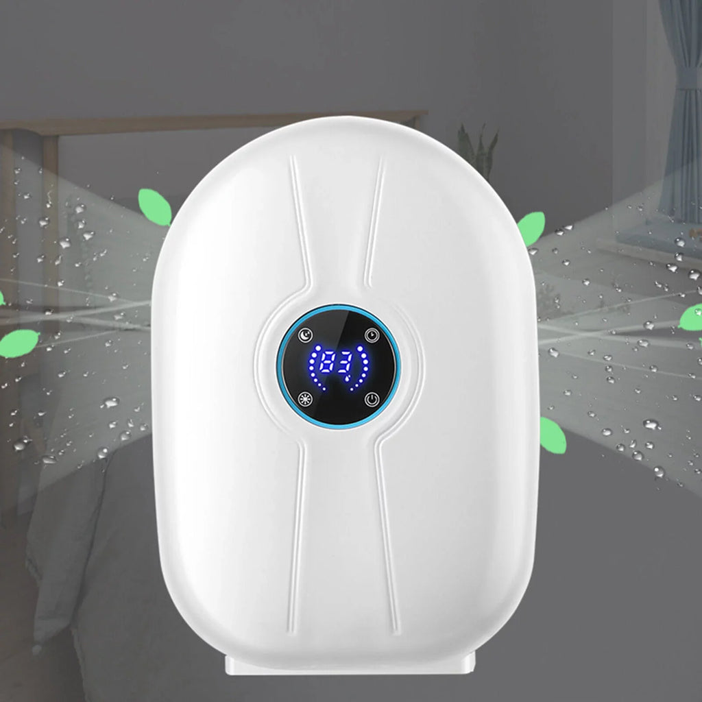 Absorber Home Dehumidifier Control Mini Dryer with Air 500ml Remote Portable Fichiouy White Mute Moisture