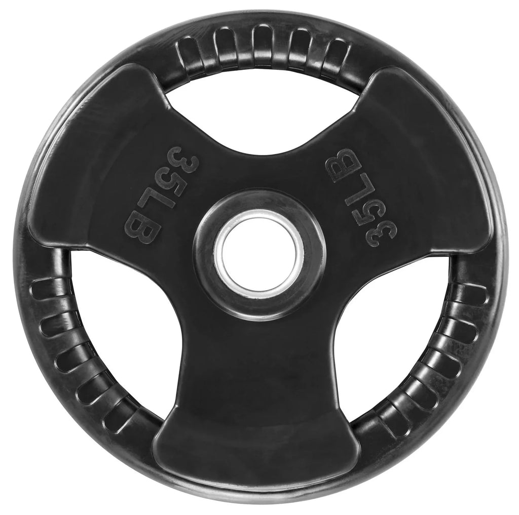 Weight (New) Set Grip Plate 395 French ft Bar w/7 Rubber lbs Fitness Olympic