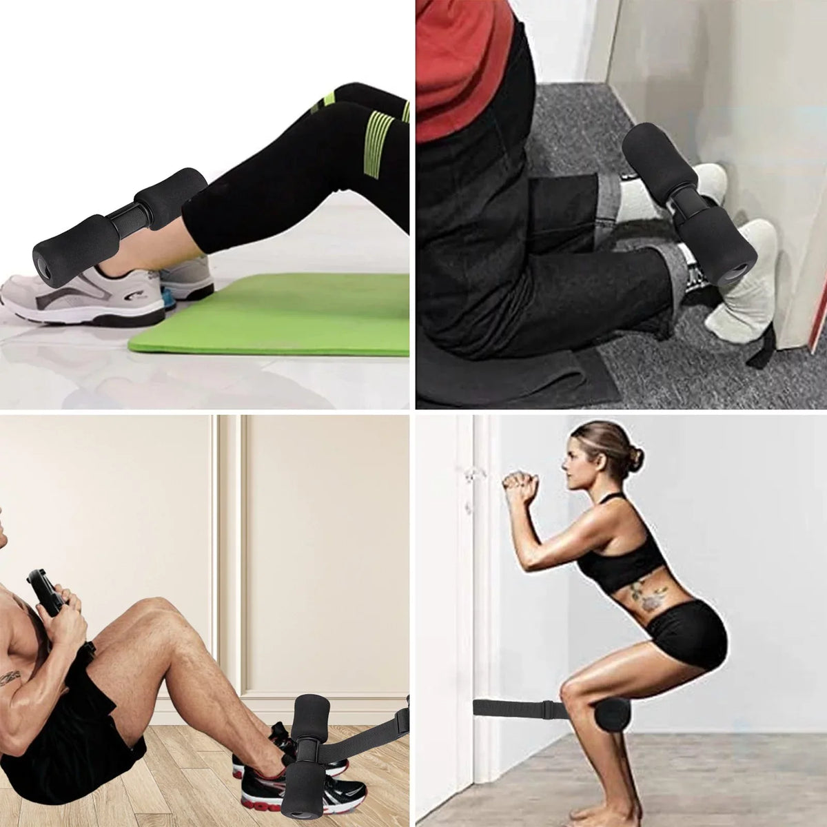 Home Hamstring for - Fitness Bar Travel Workout Padded Nordic Curl Home With