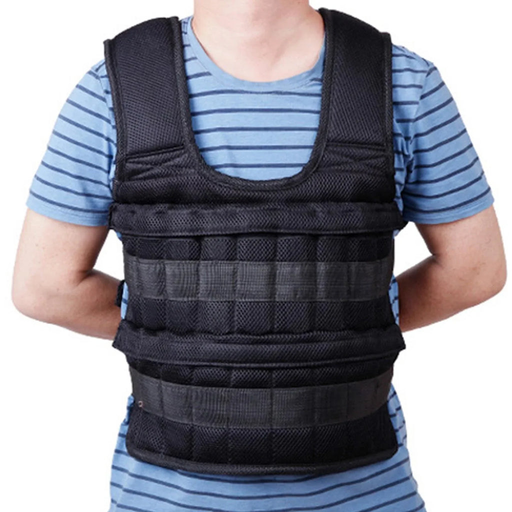 Loading 18 Strength Training Slim Empty Tnarru Sand Fitness Design Gym Exercise Pockets Weighted Vest Vest Boxing Clothing Waistcoat