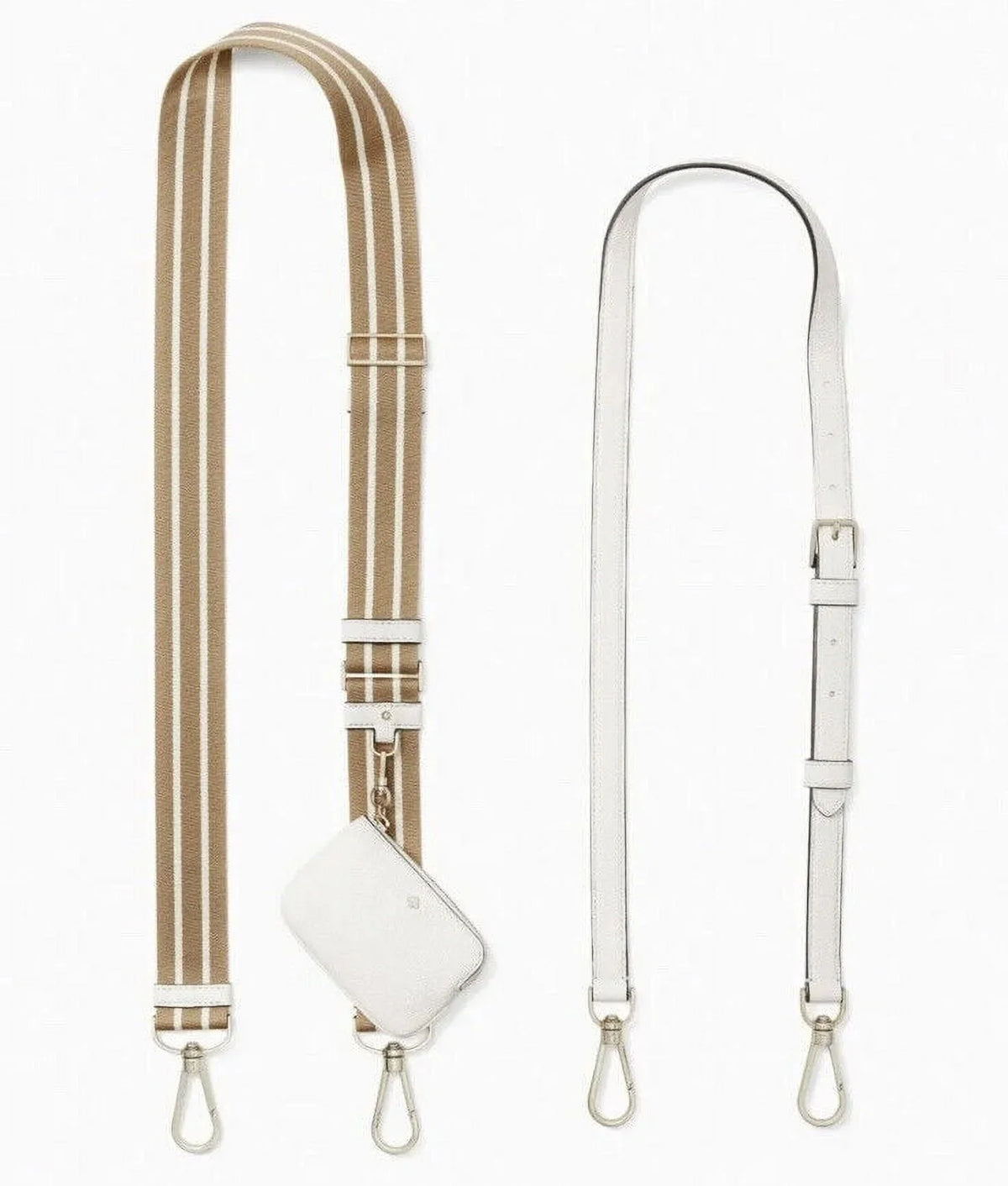 Parchment Bag Pouch + Kate Large Zip Crossbody Pebbled Rosie Spade Leather