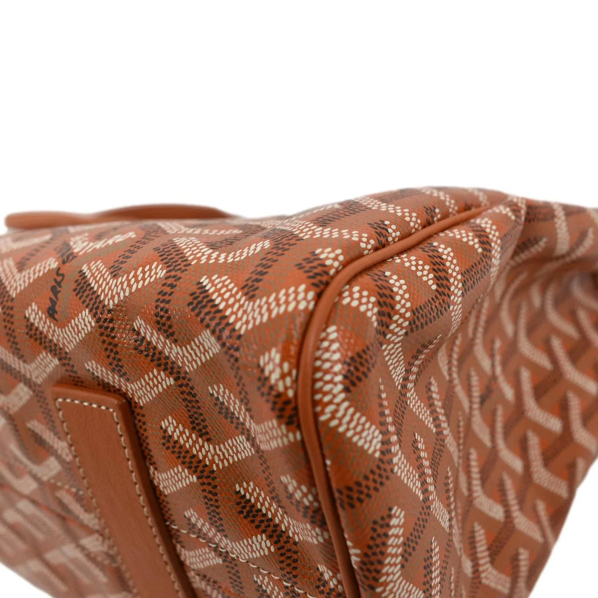 Bag GOYARD Canvas Rouette Orange Shoulder Soft Pre-owned