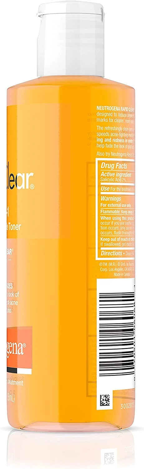 of (Pack 8 Neutrogena Fade 2) 2-in-1 Toner & Clear Fight oz Rapid